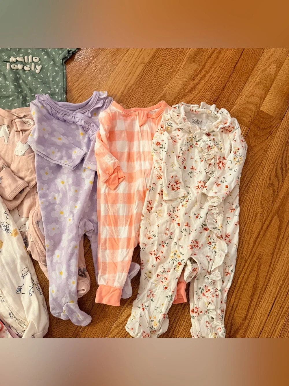 Large Bundle Baby Girls Floral & Pastel- Pink, Lavender, White